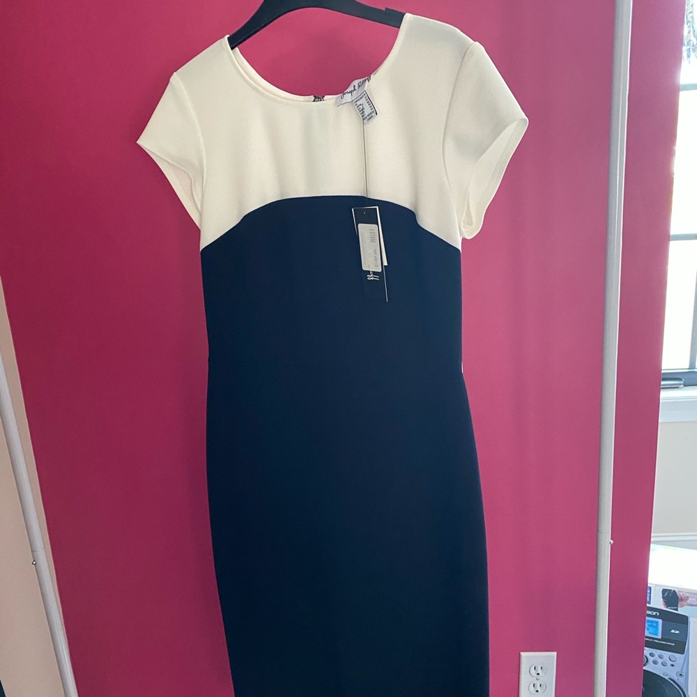 Navy/white NWT Joseph Ribkoff dress!